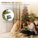 6 FT Pre-Lit Slim Green Christmas Tree with Remote