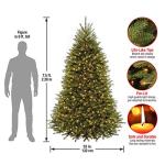 Pre-Lit 7.5ft Dunhill Fir Christmas Tree with Lights