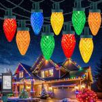 66 FT Multicolor C9 Christmas String Lights