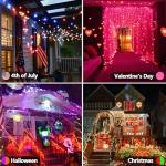 Smart Color Changing LED String Lights for Christmas