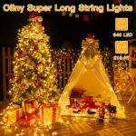 Ollny 210FT Color Changing Christmas Lights with Remote