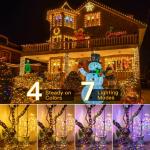 Ollny 210FT Color Changing Christmas Lights with Remote