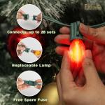 C9 26ft Multicolor LED Christmas String Lights