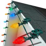 99 Feet C9 LED Outdoor Christmas Lights, 150 Bulbs