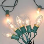 Goothy 25Ft C9 Clear Christmas String Lights