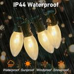 Goothy 25Ft C9 Clear Christmas String Lights