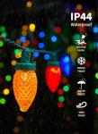 150 LED C9 Outdoor Christmas String Lights, 114 Feet