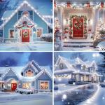 66ft C9 White LED Christmas String Lights