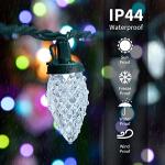66ft C9 White LED Christmas String Lights
