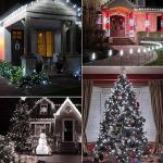 66ft C9 White LED Christmas String Lights