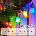 100 FT C9 Outdoor String Lights for Christmas