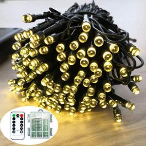 Battery Remote Control 100 LED Christmas Lights