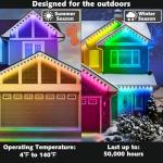 200FT Outdoor RGB Smart LED Holiday Lights