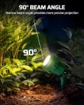 Outdoor LED Spotlight with 3 Lenses for Holidays
