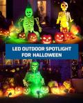 Outdoor LED Spotlight with 3 Lenses for Holidays
