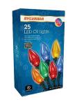 SYLVANIA 25 Count Multi Color C9 LED Lights