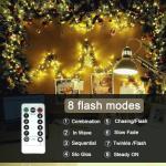 Battery Remote Control 100 LED Christmas Lights