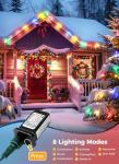 66 FT Multicolor C9 Christmas String Lights