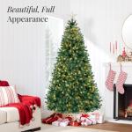 6ft Pre-Lit Artificial Christmas Tree with Lights