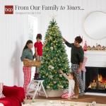 6ft Pre-Lit Artificial Christmas Tree with Lights