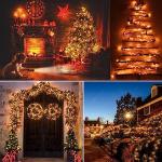 300 Count Clear Warm White Christmas Lights串