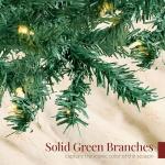 6ft Pre-Lit Artificial Christmas Tree with Lights