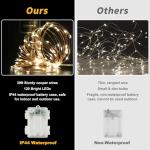39Ft RGB Color Changing Fairy Lights with Remote