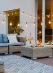 25-Foot Outdoor LED String Lights with Edison Bulbs