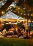 25-Foot Outdoor LED String Lights with Edison Bulbs