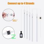 Brightown 10 Tube LED Meteor Shower Christmas Lights