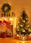 Warm White Vintage C9 LED Christmas Lights 50 Feet