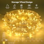 400 LED Waterproof String Lights with Remote