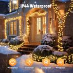 Brightown 200 LED Battery Operated Christmas Lights