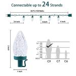 C9 LED Outdoor Christmas Lights - 68 Feet