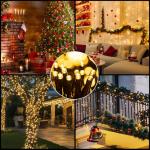 66ft Battery-Powered Fairy Lights with Remote