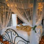 300 LED Curtain Lights with Remote Timer - Warm White