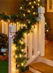 Warm White Vintage C9 LED Christmas Lights 50 Feet