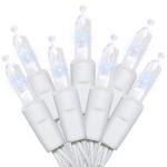 Battery-Operated 50 LED Cool White Christmas Lights