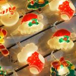 20 LED Fairy String Lights with Santa Decors