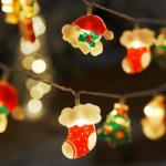 20 LED Fairy String Lights with Santa Decors