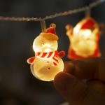 20 LED Fairy String Lights with Santa Decors