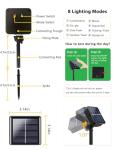 200 LED Solar String Lights - 2 Pack