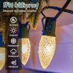 100 FT C9 Outdoor String Lights for Christmas