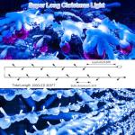 1000 LED Outdoor Christmas Lights - Waterproof, 8 Modes