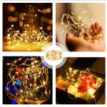6PCS Battery-Powered Fairy Lights with Remote