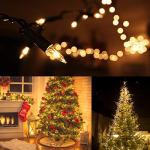 150 Count Warm White Christmas String Lights, 33FT