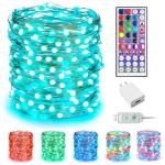 Minetom Color Changing Fairy String Lights - 100 LEDs