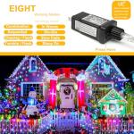300LED Waterproof Multicolor Christmas String Lights 105FT