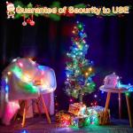 300LED Waterproof Multicolor Christmas String Lights 105FT