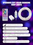 Minetom Color Changing Fairy String Lights - 100 LEDs